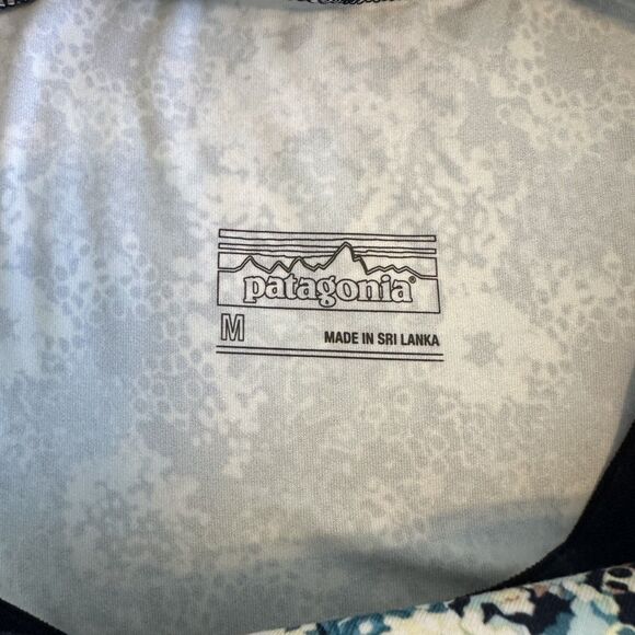 Patagonia Dress Size M Furnai Floral Neo Navy Magnolia Spring Sundress A-Line - Picture 8 of 10